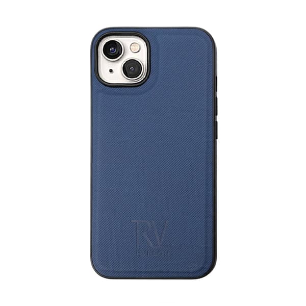 iPhone 14 Wallet Case Magnet Rvelon - Blue Blå