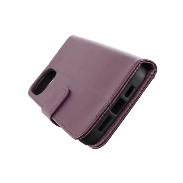 iPhone 14 Pro Wallet Case Extra Card Slot Rvelon - Purple Lila