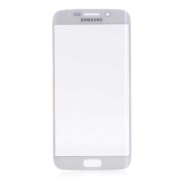 Samsung Galaxy S6 Edge Glas till LCD Skärm - Vit Vit