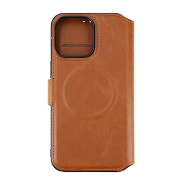 RV Wallet Case iPhone 15 Pro Max Brown