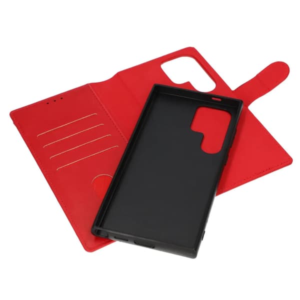 Samsung Galaxy S24 Ultra Wallet Case Magnet Rvelon - Red