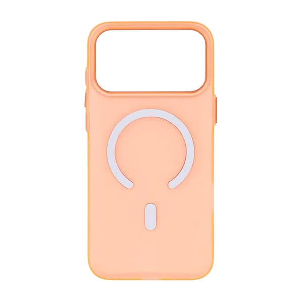 Mobilskal med kameraskydd iPhone för 17 Pro Max - Frostat Orange Orange