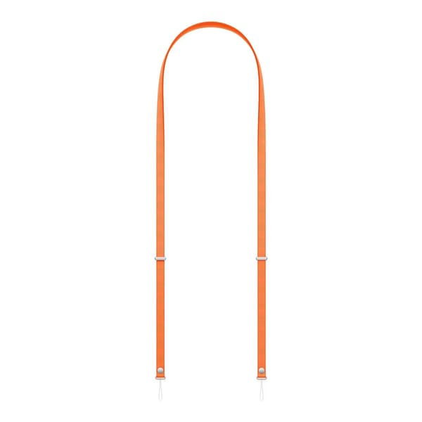 Crossbody Strap för iPhone mobilskal - Orange Orange