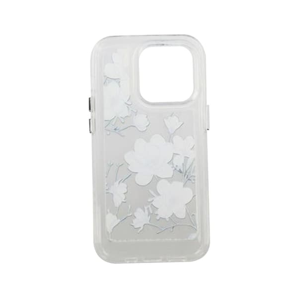 iPhone 14 Pro Mobilskal med motiv - Kvistar och Blommor Mönstrat