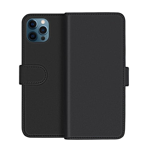 RV Magnetic Wallet Case-iPhone13Pro-Black Svart