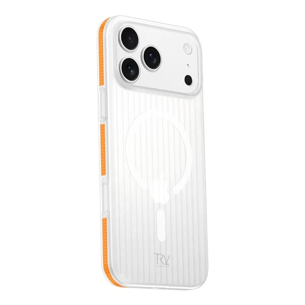 iPhone 17 Pro Case Corrugated with Magsafe Rvelon - Orange Orange