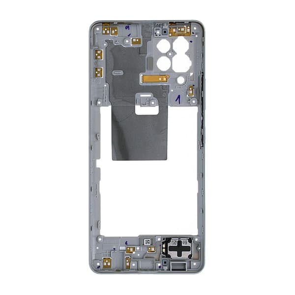 Samsung Galaxy A42 5G (SM-A426) Mitten Ram Original - Vit/Grå Grå Vit
