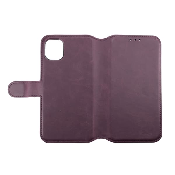 RV Magnetic Wallet Case - iPhone 11 - Dark Cherry Lila