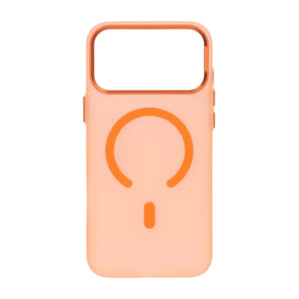 Mobilskal med kameraskydd iPhone för 17 Pro Max - Frostat Orange Orange