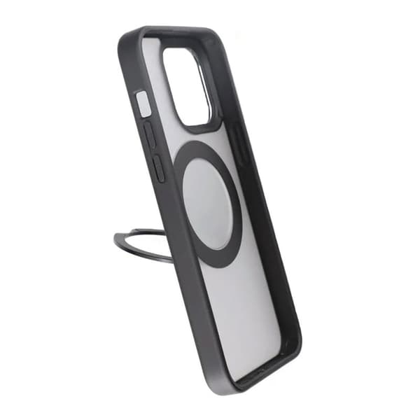 iPhone 15 Pro Case with MagSafe Stand Rvelon - Black Svart