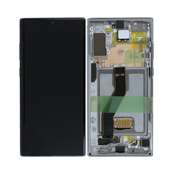 Samsung Galaxy Note 10 Plus 5G Skärm med LCD Display Original... Silver