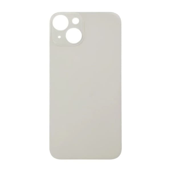 iPhone 14 Plus Baksida Glas med Självhäftande tejp - Vit Vit