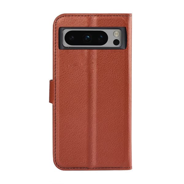 Google Pixel 8 Pro Plånboksfodral med Stativ - Brun Brun
