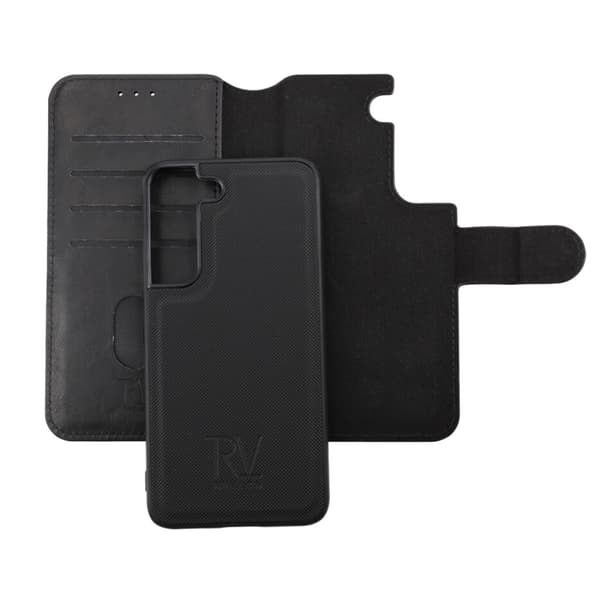 RV Magnetic Wallet Case - Galaxy S22 - Black Svart