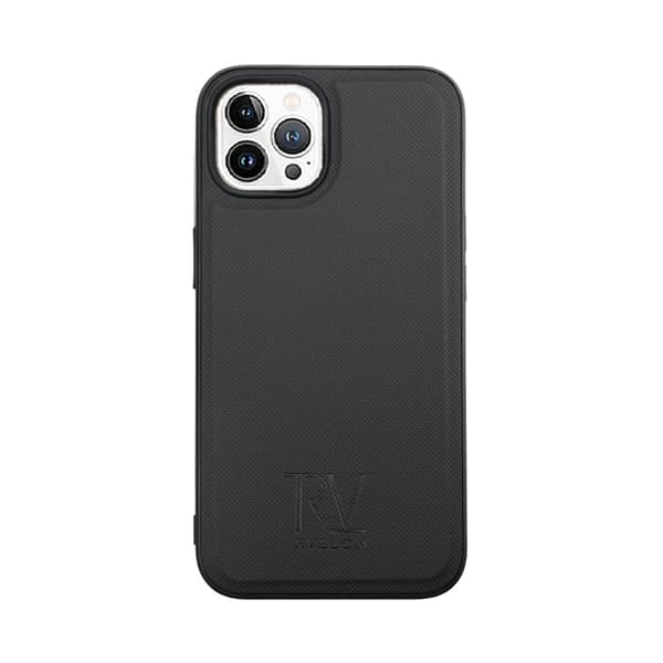 iPhone 14 Pro Wallet Case Magnet Rvelon - Black Svart