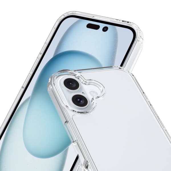 iPhone 16 Plus Mobile Case Shockproof Rvelon - Transparent Transparent
