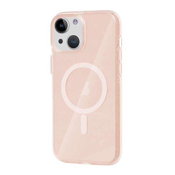 Glitter Magsafe Mobile Case for iPhone 13 and 14 - Gold Glitter
