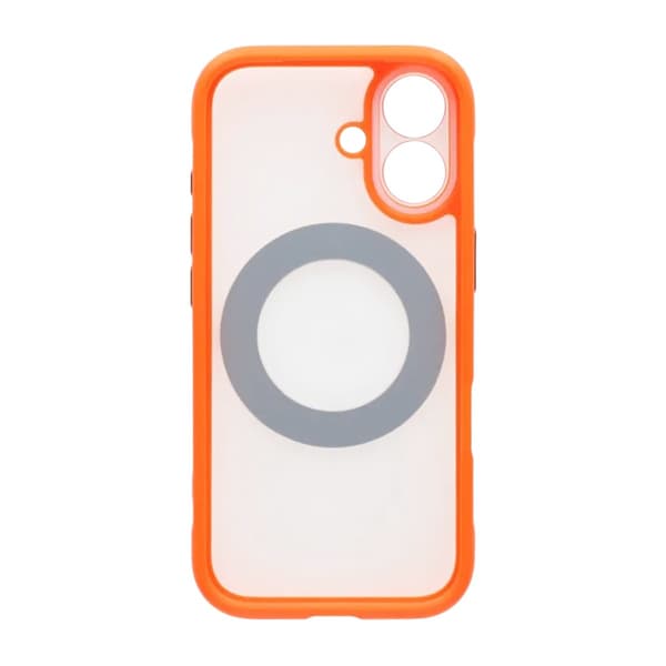 Skal med Roterbart MagSafe-Stativ för iPhone 17 - Orange Orange