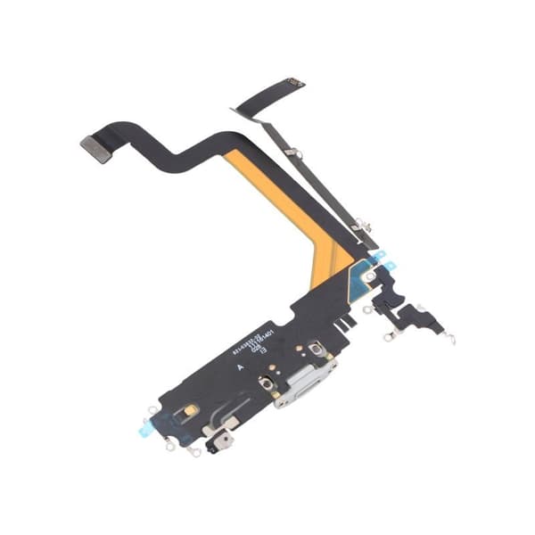 iPhone 14 Pro Max Laddkontakt med Flexkabel Original - Vit Vit