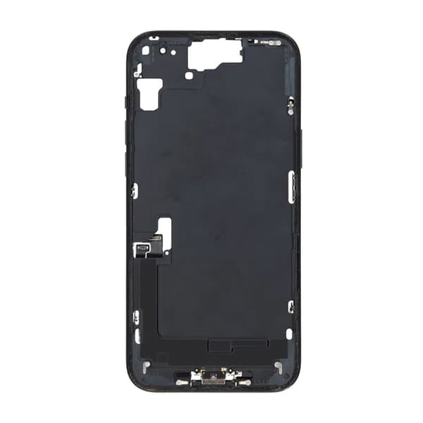 Mittenram med smådelar för iPhone 15 Plus - Svart OEM Svart