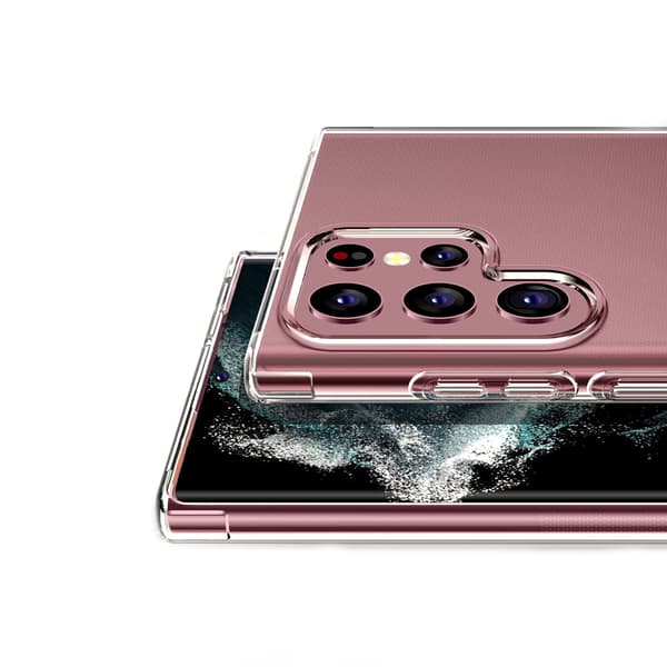 Samsung Galaxy S22 Ultra Case - Shockproof Rvelon Transparent Transparent