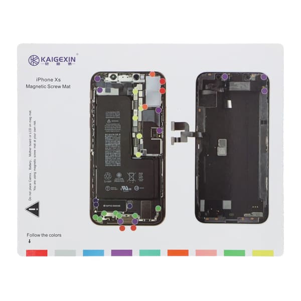 Magnetisk skruvmatta för iPhone XS
