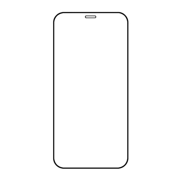 Rvelon Skärmskydd för iPhone 12 Pro Max - 2.5D Härdat Glas - Bulk