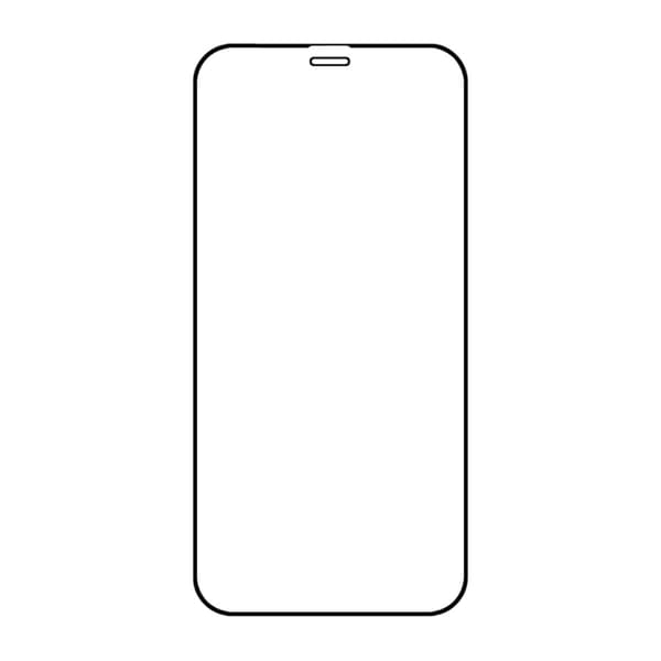 Rvelon Skärmskydd 3D Härdat Glas för iPhone 12 Pro Max - 20-pack med Monteringsram Svart