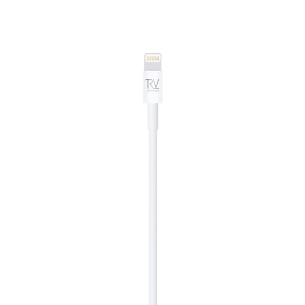 Rvelon USB-A till Lightning Kabel 1m Vit