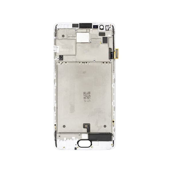 OnePlus 3 Skärm med LCD Display - Vit Vit