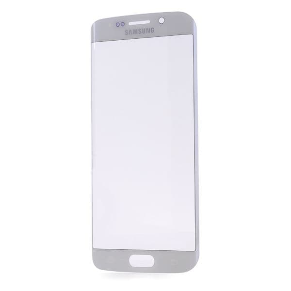Samsung Galaxy S6 Edge Glas till LCD Skärm - Vit Vit