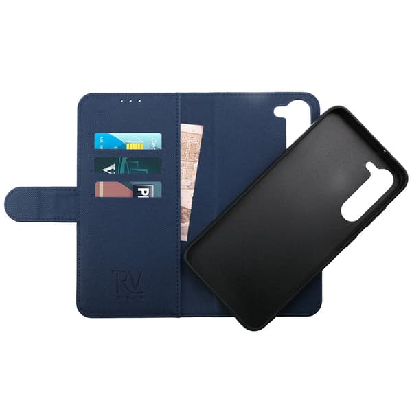 Samsung Galaxy S23 Plus Plånboksfodral Magnet Rvelon - Blå Blå