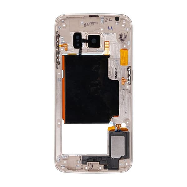 Samsung Galaxy S6 Edge Mittenram - Guld Guld