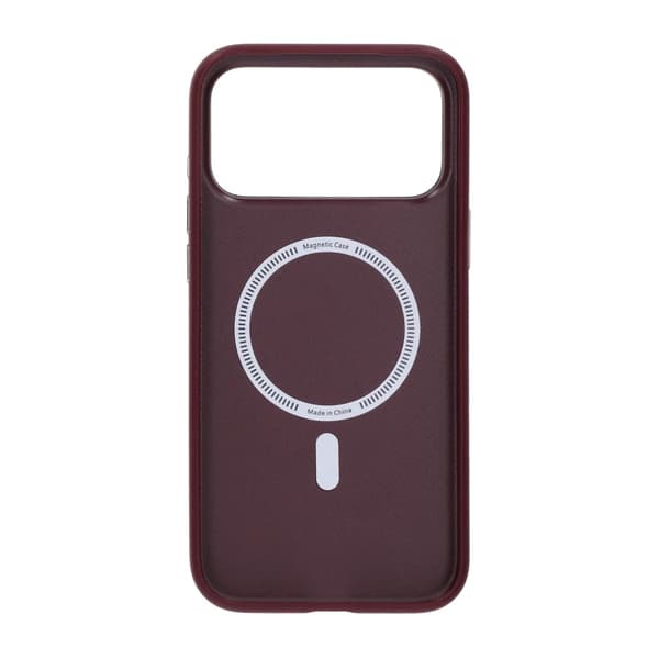 Vegan leather Magnetic Case For iPhone 17 Pro Max /18 Pro Max Purple