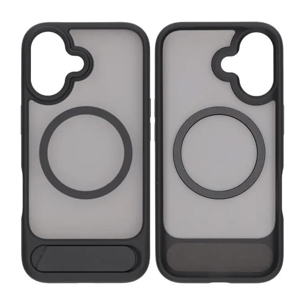 Rvelon Mobile Case with Stand for iPhone 17 - Black Svart