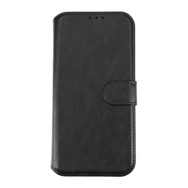 iPhone 15 Plus Wallet Case Magnet Rvelon - Black Svart