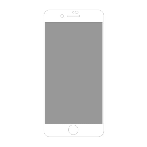 iPhone 7/8/SE 2020  High aluminum silk screen privacy tempered  Glass White Bulk Vit