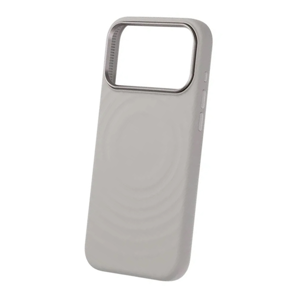 Mobilskal Silikon med Magsafe för iPhone 17 Pro Max - Ljusgrå Light Grey