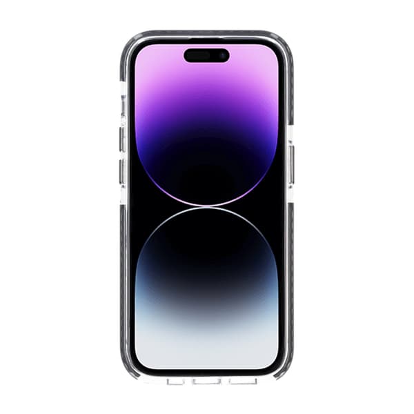 Patterned TPU Case for iPhone 14 Pro with MagSafe - Black Svart