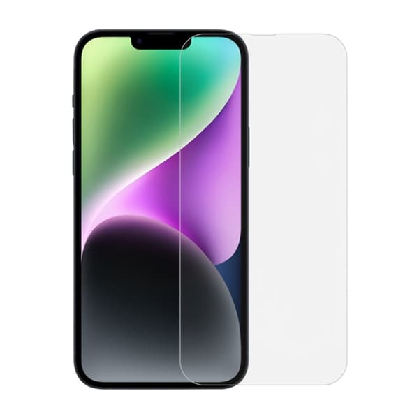 iPhone 14 Pro Screen Protector - Tempered Glass Aluminum 2.5D Transparent (Bulk) Transparent
