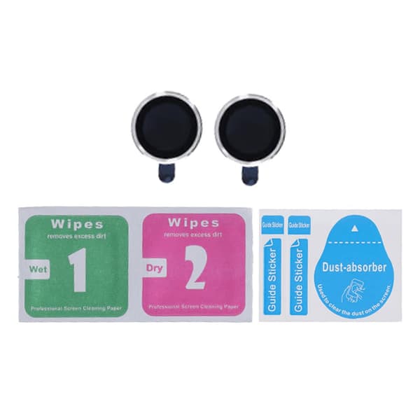 iPhone 16 /16 Plus Lins Kameraskydd - Silver Silver