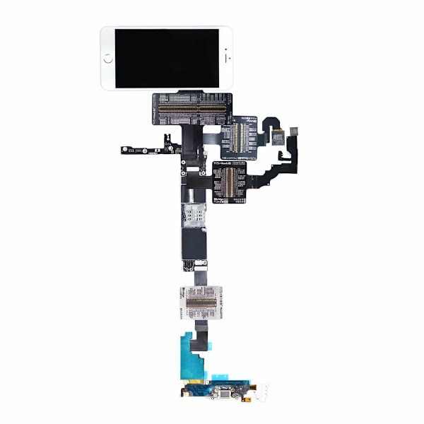 iBridge PCBA Testkabel iPhone 6 Plus Fram/Bak-kamera/Laddkont...