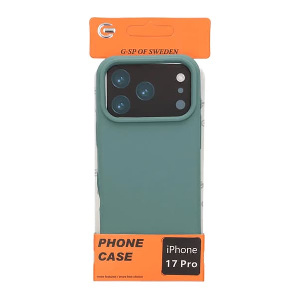 Soft Silicone Mobile Case for iPhone 17 Pro - Green Grön