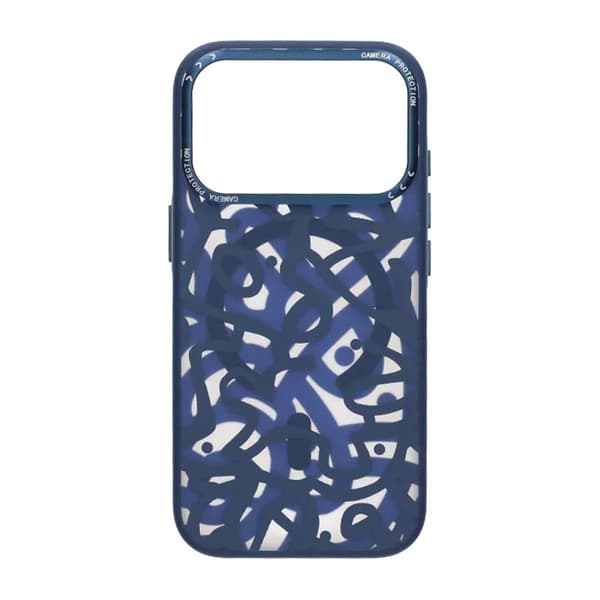 Graffiti Craft MagSafe Case For iPhone 17 Pro Max Blue Blå