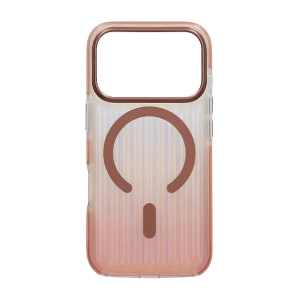 Mobilskal Korrugerad MagSafe för iPhone 17 Pro - Roséguld Roséguld