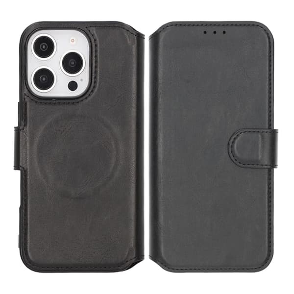 iPhone 16 Pro Wallet Case Rvelon - Black Svart