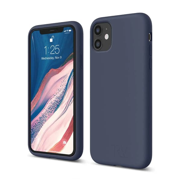 iPhone 11 Case - Silicone Rvelon Blue Blå