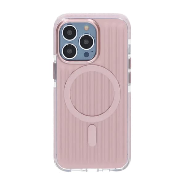 Patterned TPU Case for iPhone 13 Pro with MagSafe - Pink Rosa