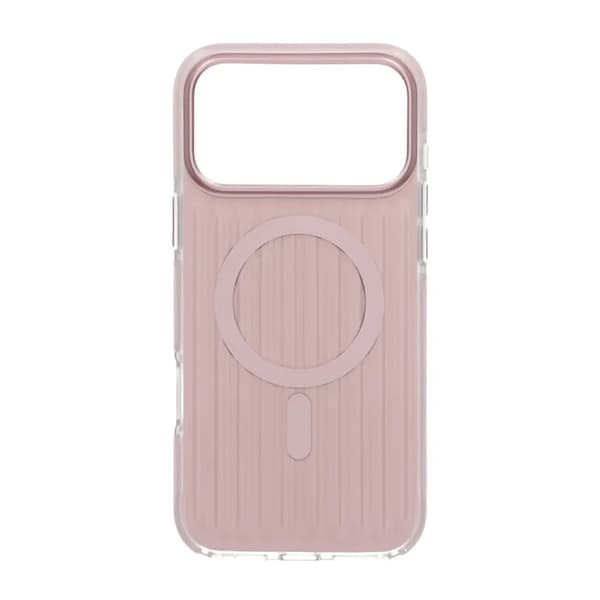 Corrugated Magsafe Mobile Case for iPhone 17 Pro Max - Pink Rosa
