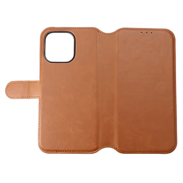 iPhone 15 Pro Max Plånboksfodral Magnet Rvelon - Brun Brun